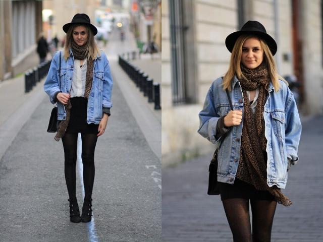 5 Trik Memadukan Oversized Denim Jacket Womantalk