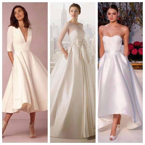 12 Inspirasi Gaun Pengantin dengan Detail Kantong