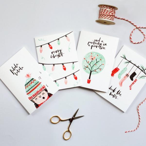 Bikin Sendiri Pohon Natal Dari Kartu Ucapan Womantalk