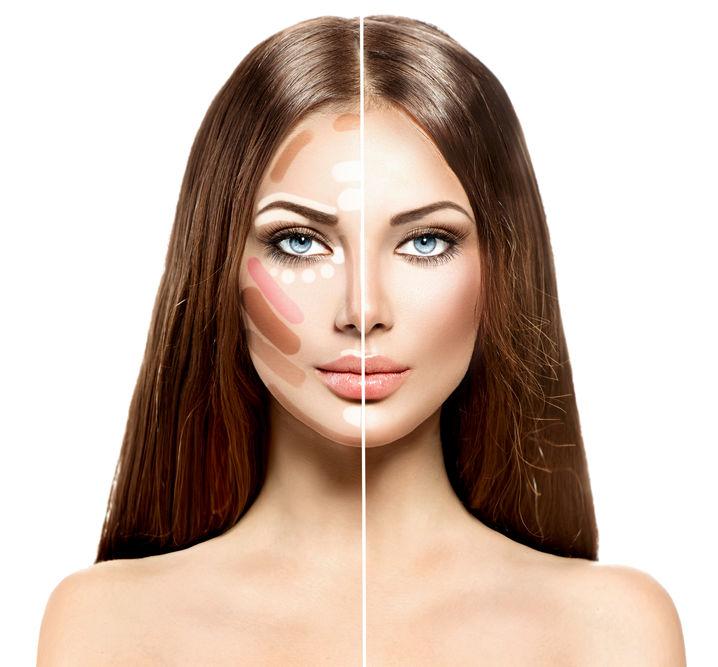 concealer dan contour